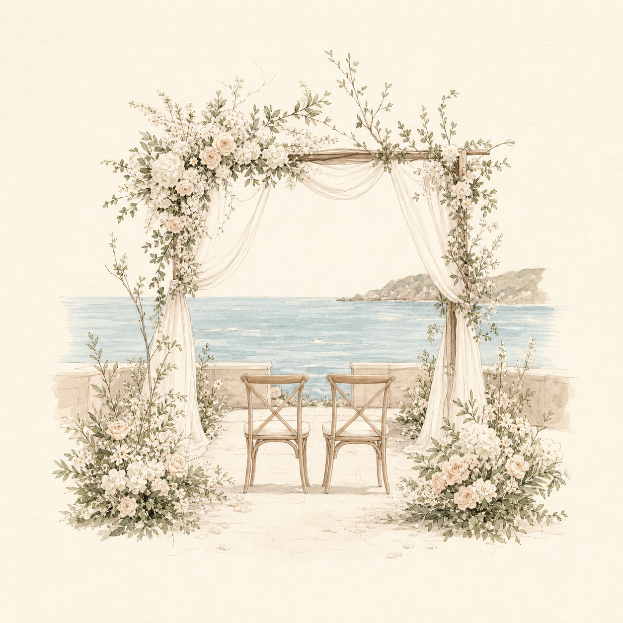 Ceremony hand-drawn illustration